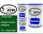 Preview: Chevrolet, Bright Green Metallic, 31 / WA319D: 500ml Lackdose + 500ml Klarlack + 250ml Härter - Set, von ATW Autoteile West.